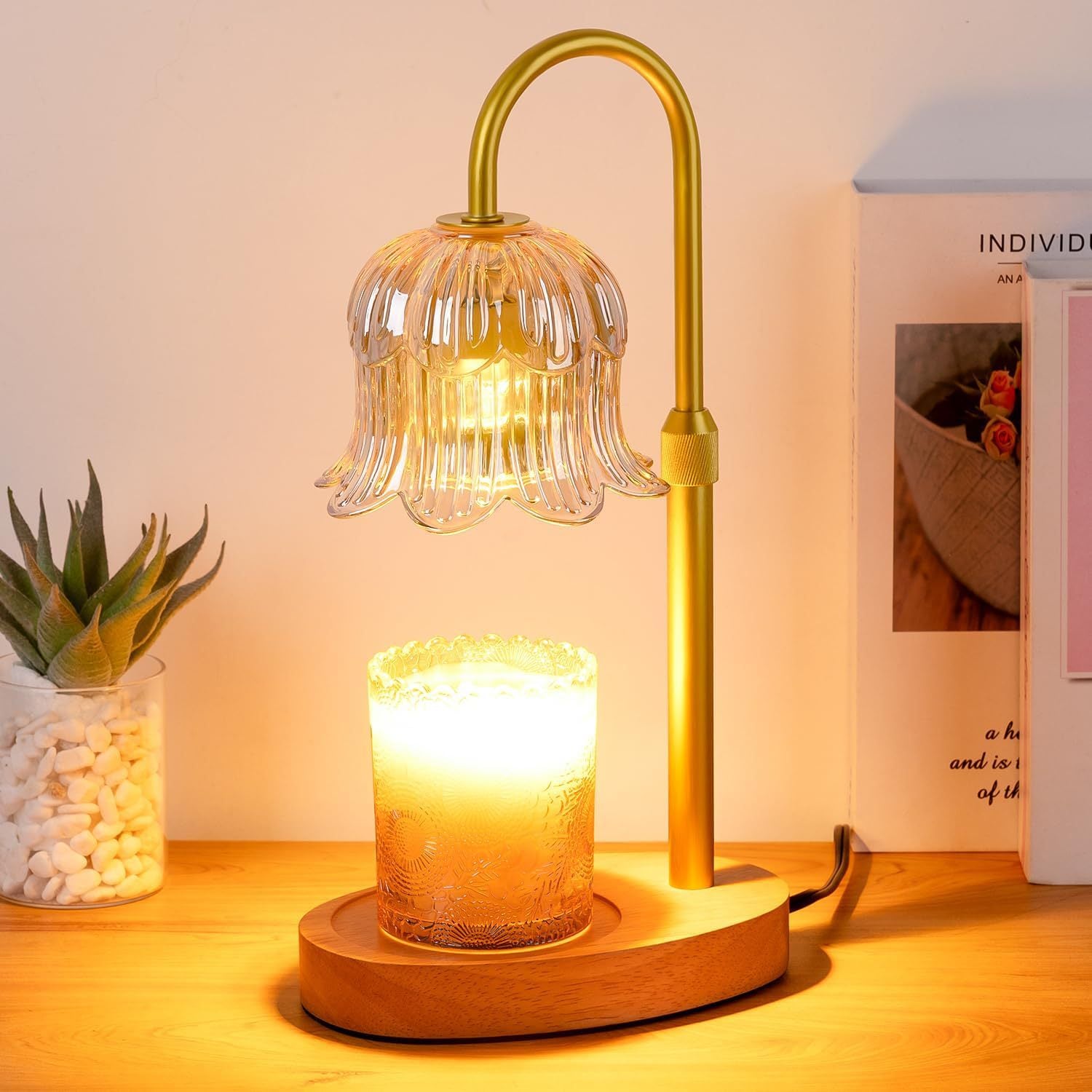 Modern Metal Candle Warmer Lamp