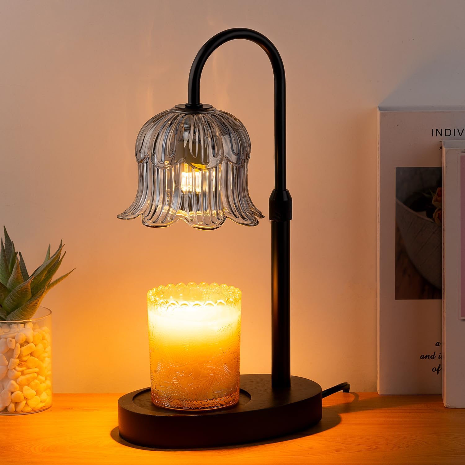 Modern Metal Candle Warmer Lamp