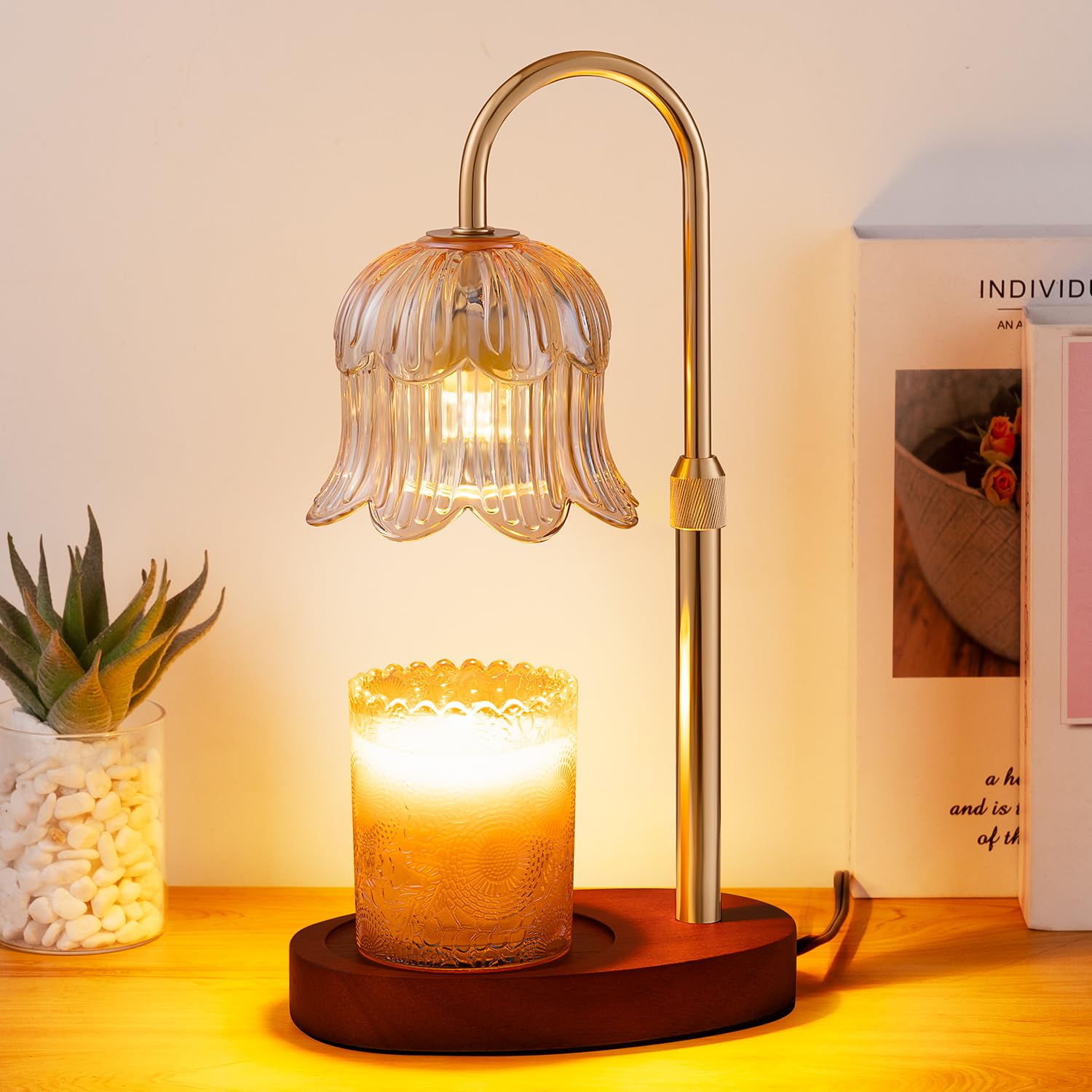 Modern Metal Candle Warmer Lamp