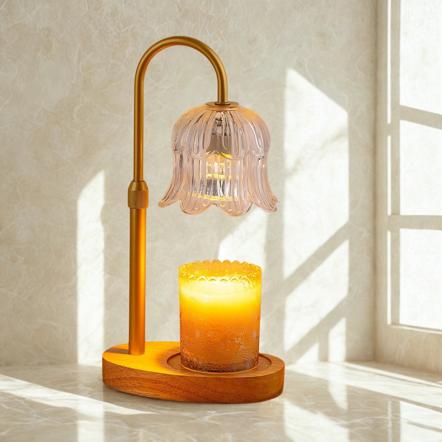 Modern Metal Candle Warmer Lamp