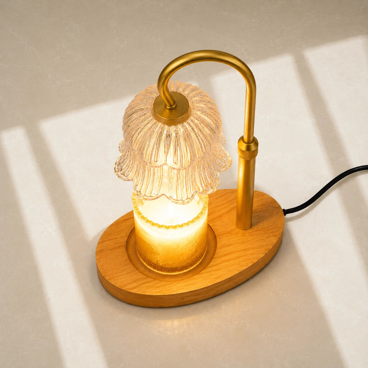 Modern Metal Candle Warmer Lamp