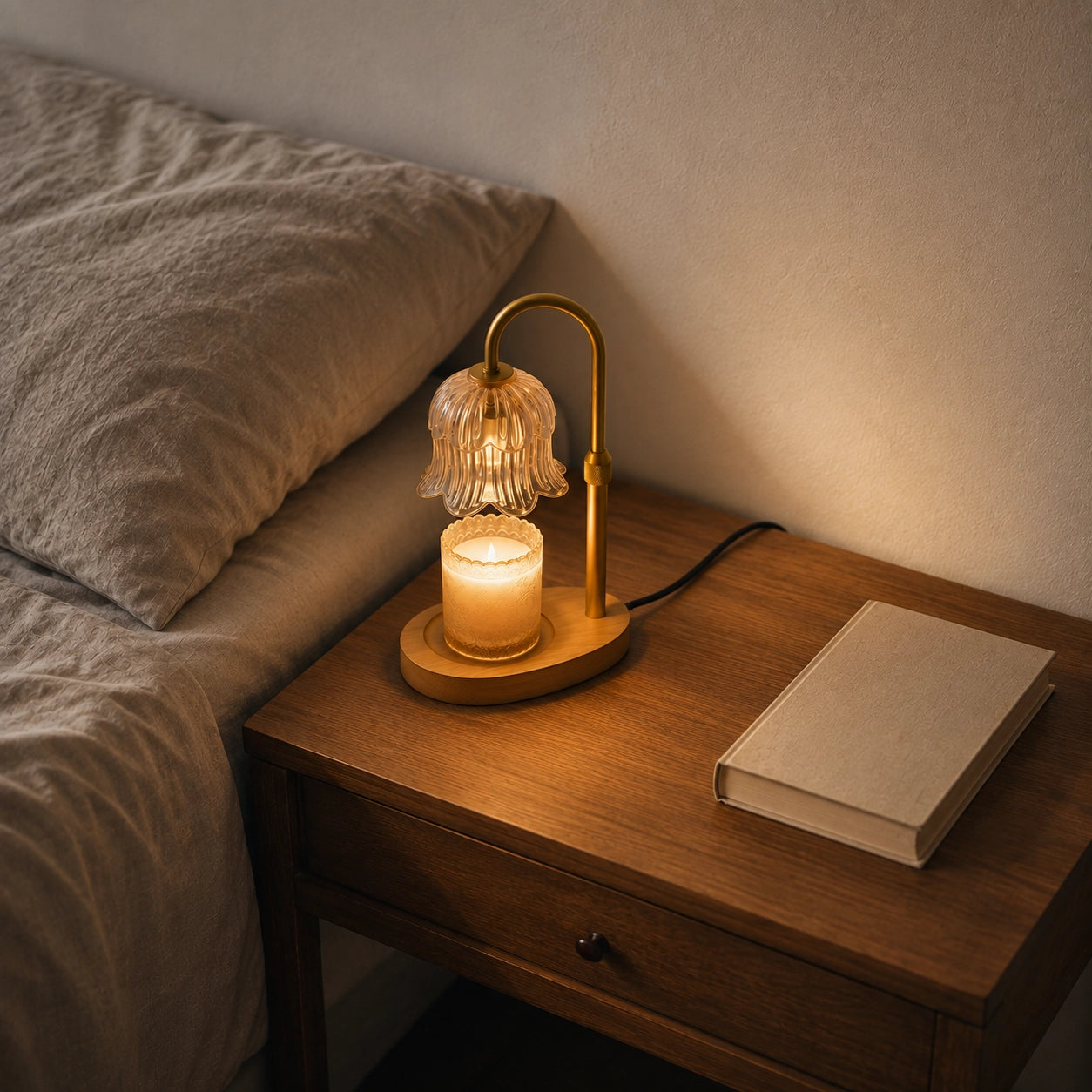 Modern Metal Candle Warmer Lamp